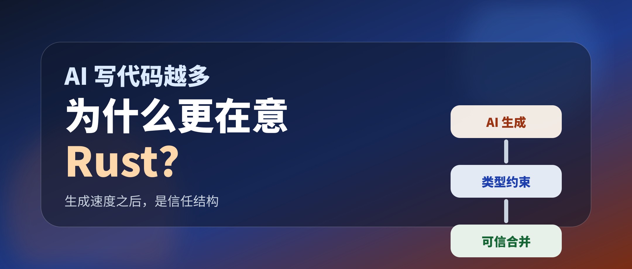 AI 写代码越多，为什么大家反而更在意 Rust？