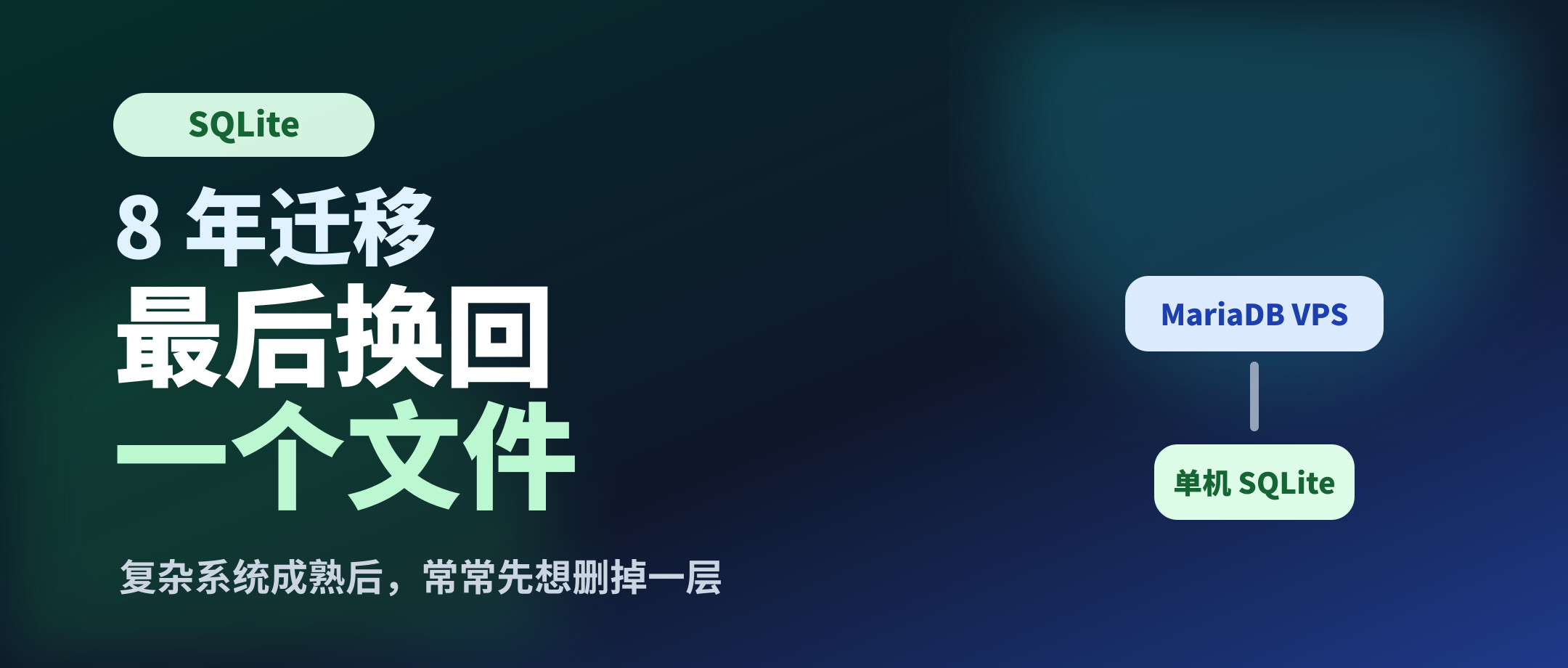 一个编程社区花 8 年换回 SQLite:复杂系统最后还是想变简单