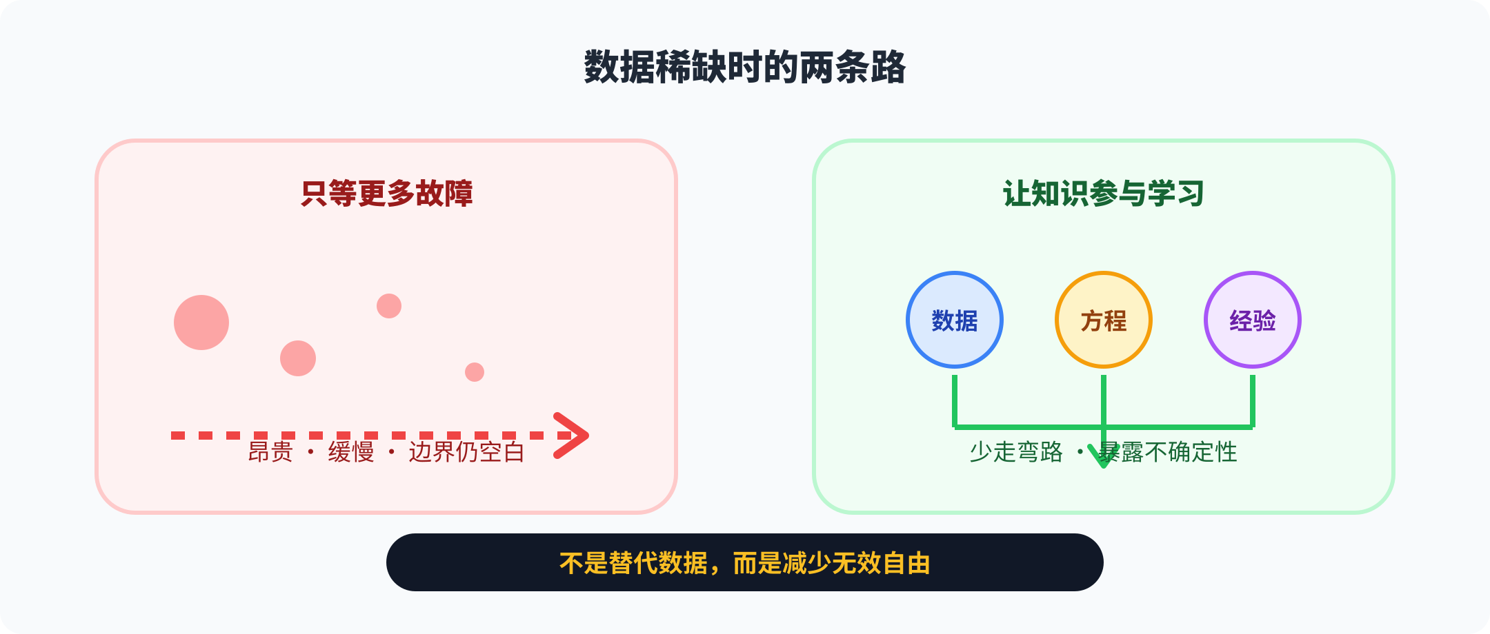 数据少时的两条路
