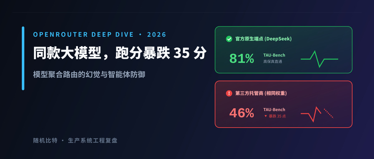 同样是 DeepSeek,为什么换家供应商跑分能暴跌 35 分?