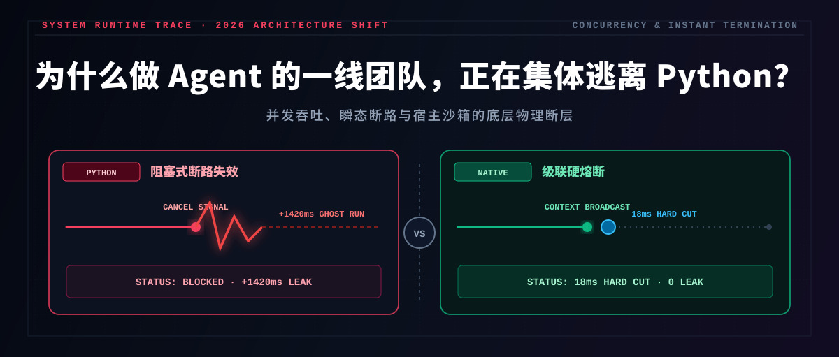 为什么做 Agent 的一线团队,正在集体逃离 Python?